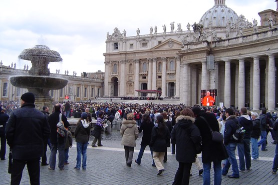 Petersplatz Papst