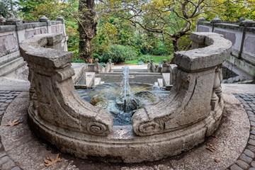 brunnen botanischer garten Trastevere